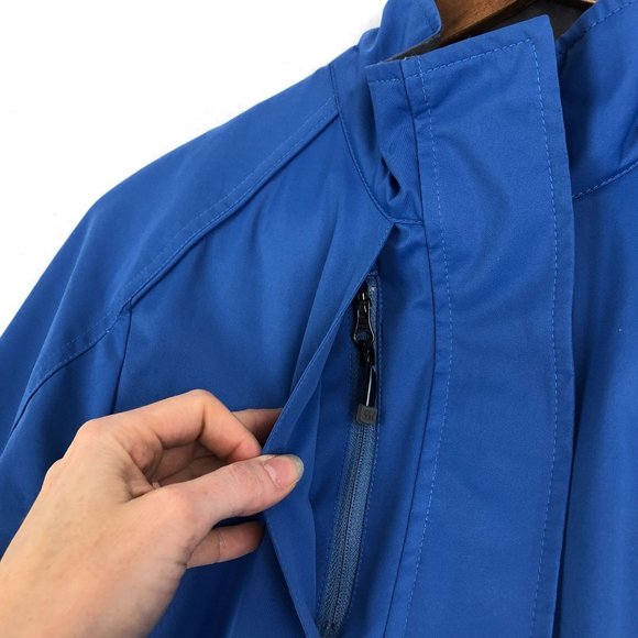 Cutter & Buck Women's Small Blue Grey The Coeur d'Alene Full Zip Golf Jacket - Picture 13 of 14